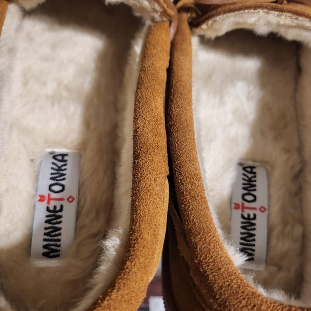 COPY - Minnetonka Men's Pile Lined Hardsole Slipper size 9 - Picture 10 of 10